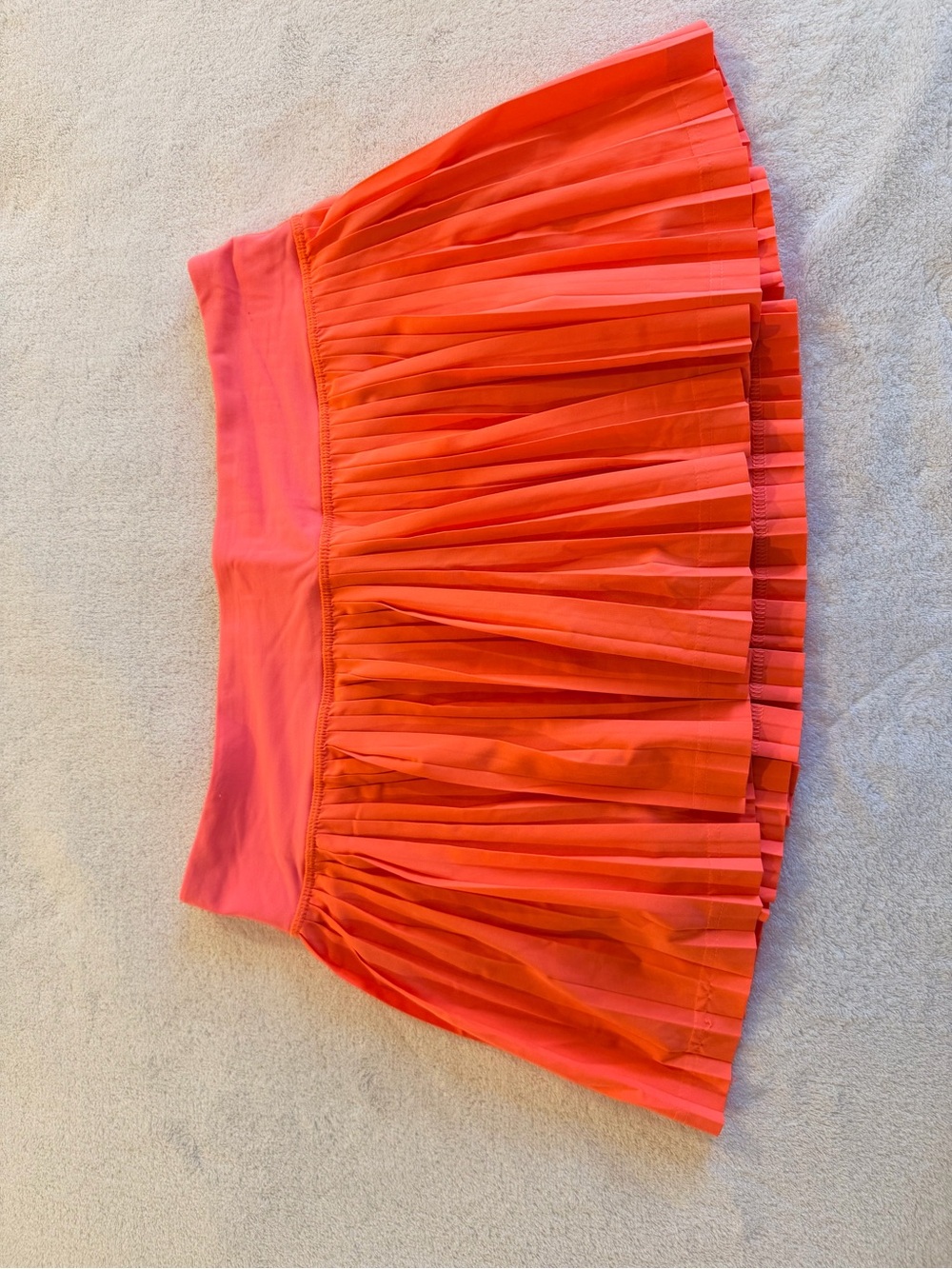 lululemon athletica Neon Coral Pleated Tennis Skirt - Picture 4 of 4